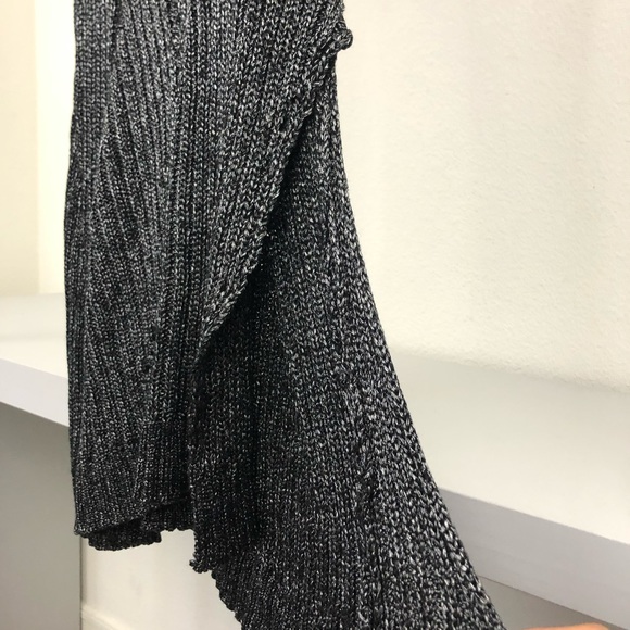 NWT Nasty Gal Foxiedox Knit Side Slit Mock Sweater - Picture 6 of 8